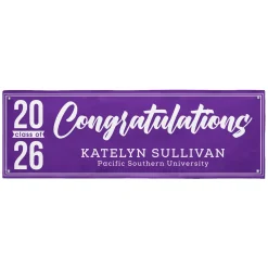 Celebratory Graduation Banner