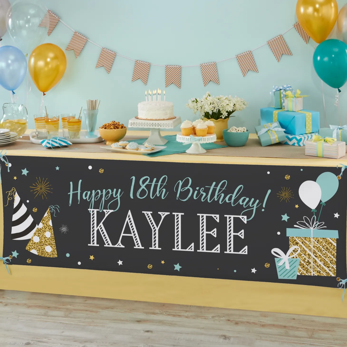 Chalkboard Celebration Banner