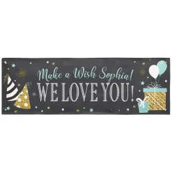 Chalkboard Celebration Banner