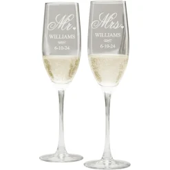 Champagne Flutes Set