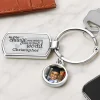 Change The World Photo Keychain