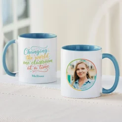 Changing the World Teacher Photo Mug