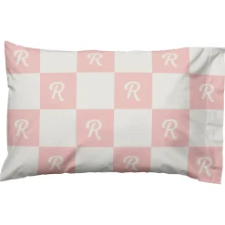 Checkered Colors Monogram Pillowcase