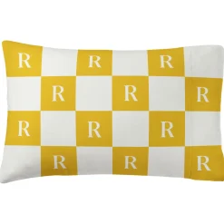 Checkered Colors Monogram Pillowcase