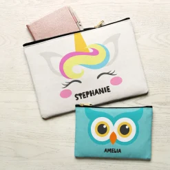 Cheerful Animals Zipper Pouch