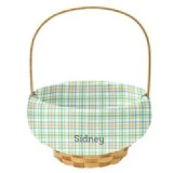 Cheerful Plaid Easter Baskets
