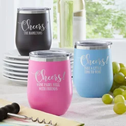 Cheers! Insulated Wine Tumbler