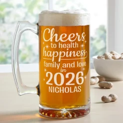 Cheers to a New Year Beer Mug