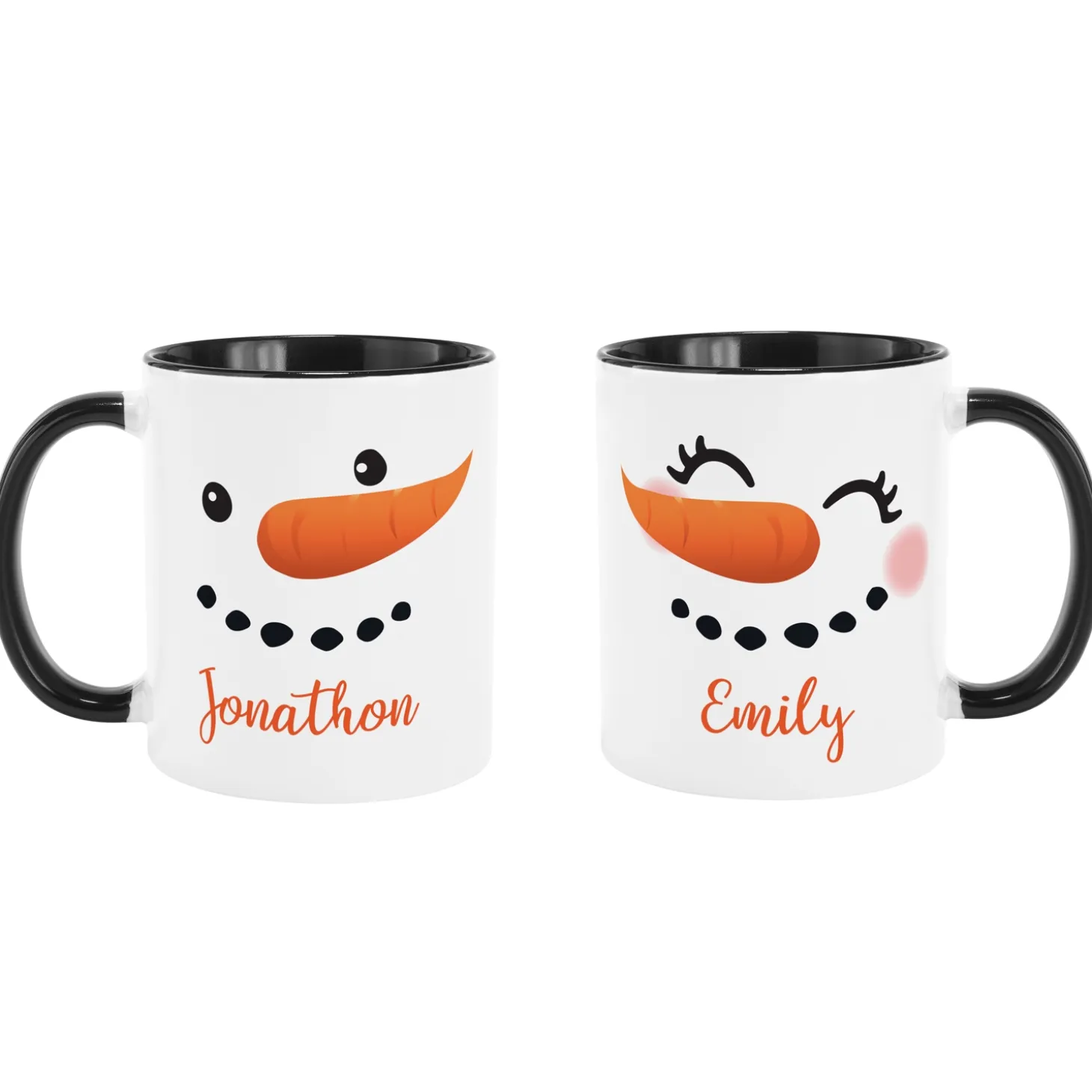 Cheery Couple Snowman Set
