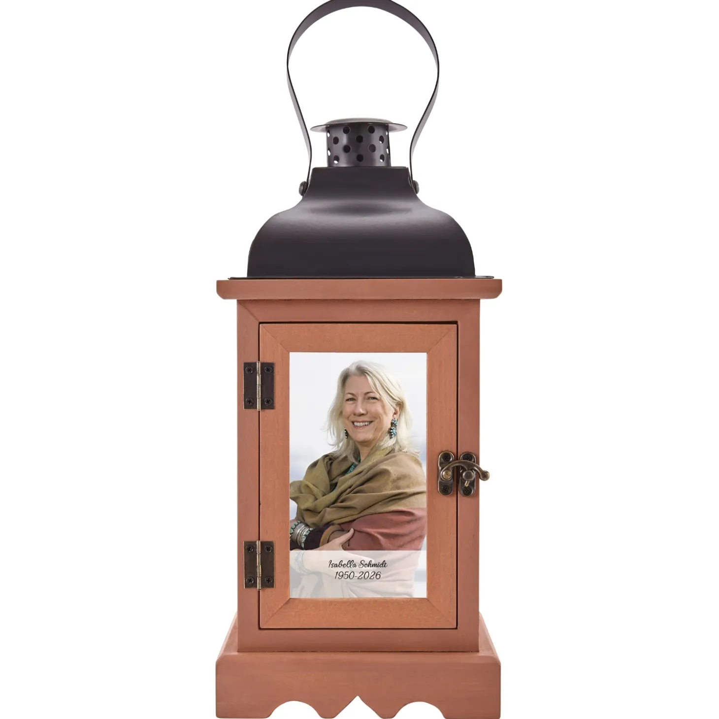 Cherished Loved One Photo Memorial Lantern