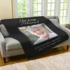 Cherished Memories Memorial Photo Plush Blanket