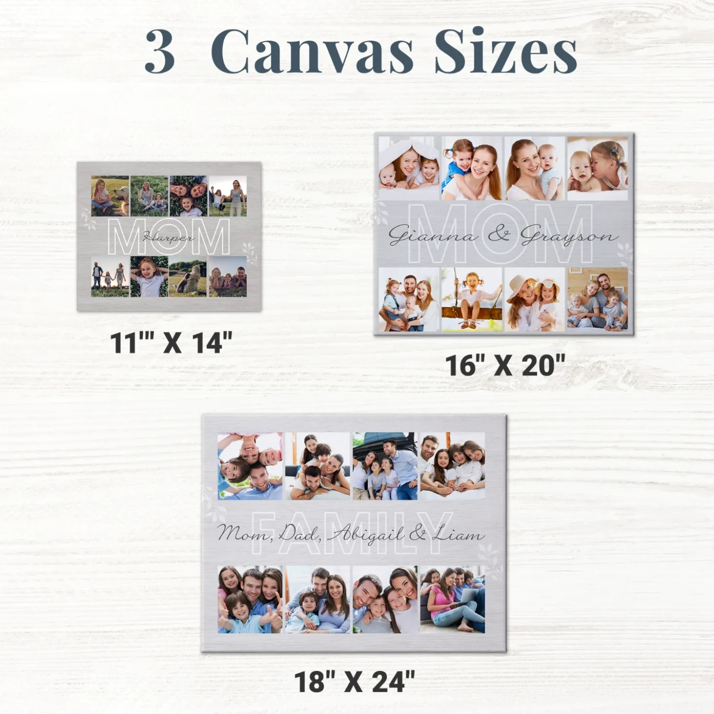 Cherished Memories Photo Canvas