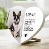 Cherished Pet Photo Wood Heart