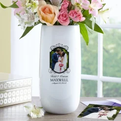 Cherish Our Love Photo Vase