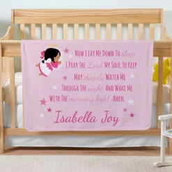 Children's Prayer Plush Blanket