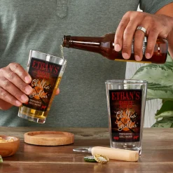 Chillin' & Grillin' Pint Beer Glass