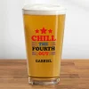 Chill Stars Pint Beer Glass