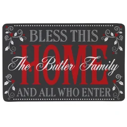Christmas Bless This Home Doormat
