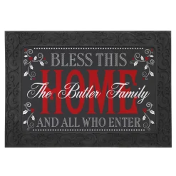 Christmas Bless This Home Doormat