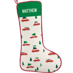 Christmas Cars Stocking