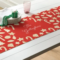 Christmas Cookies Table Runner