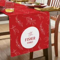 Christmas Foliage Table Runner