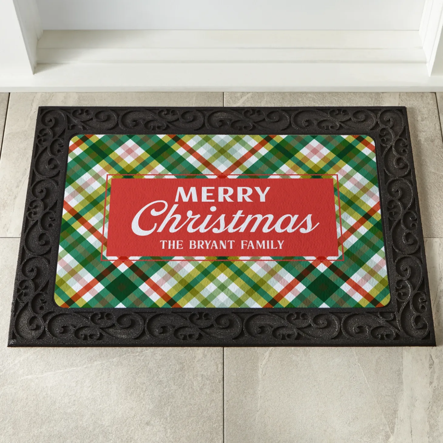 Christmas Greetings Doormat