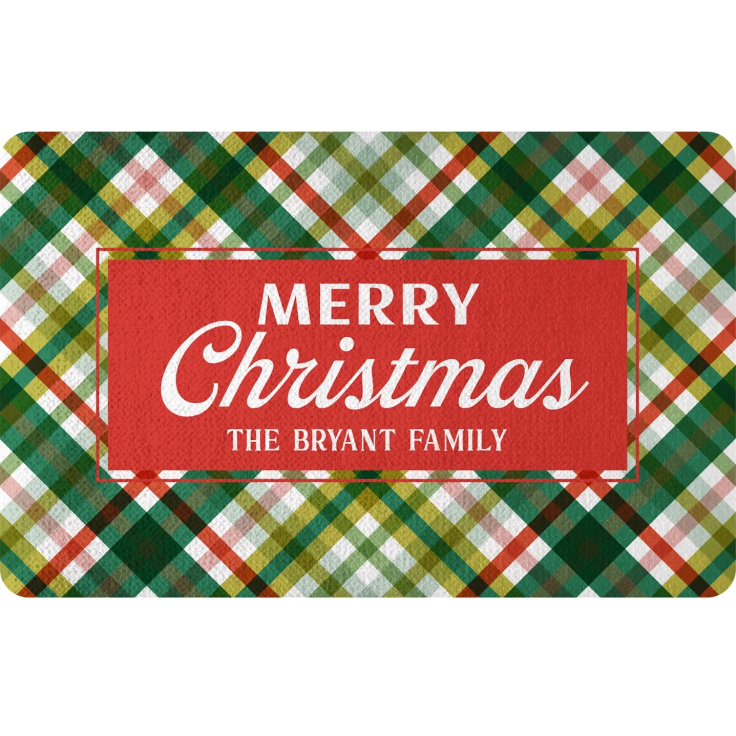 Christmas Greetings Doormat