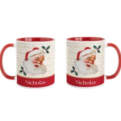 Christmas Greetings Santa Mug