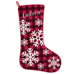 Christmas Plaid Stocking