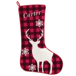 Christmas Plaid Stocking
