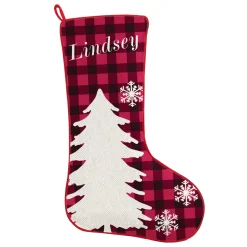 Christmas Plaid Stocking