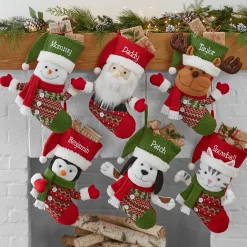 Christmas Sweater Character Stocking