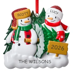 Christmas Tree Farm Family Ornament