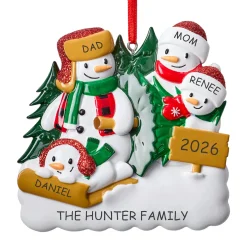 Christmas Tree Farm Family Ornament