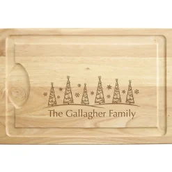 Christmas Tree Maple Wood Cutting Board