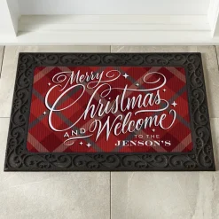 Christmas Welcome Doormat