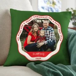 Christmas Wishes Photo Cushion