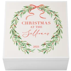 Christmas Wreath Keepsake Box