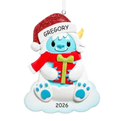 Christmas Yeti Ornament