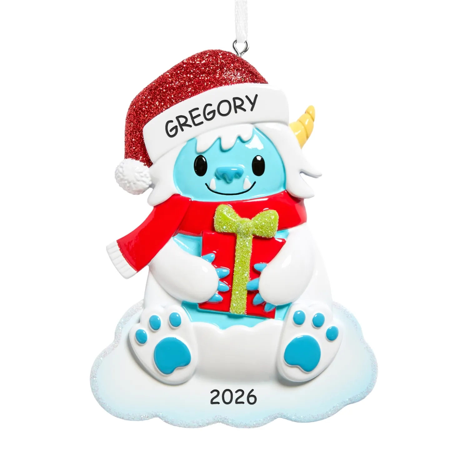 Christmas Yeti Ornament