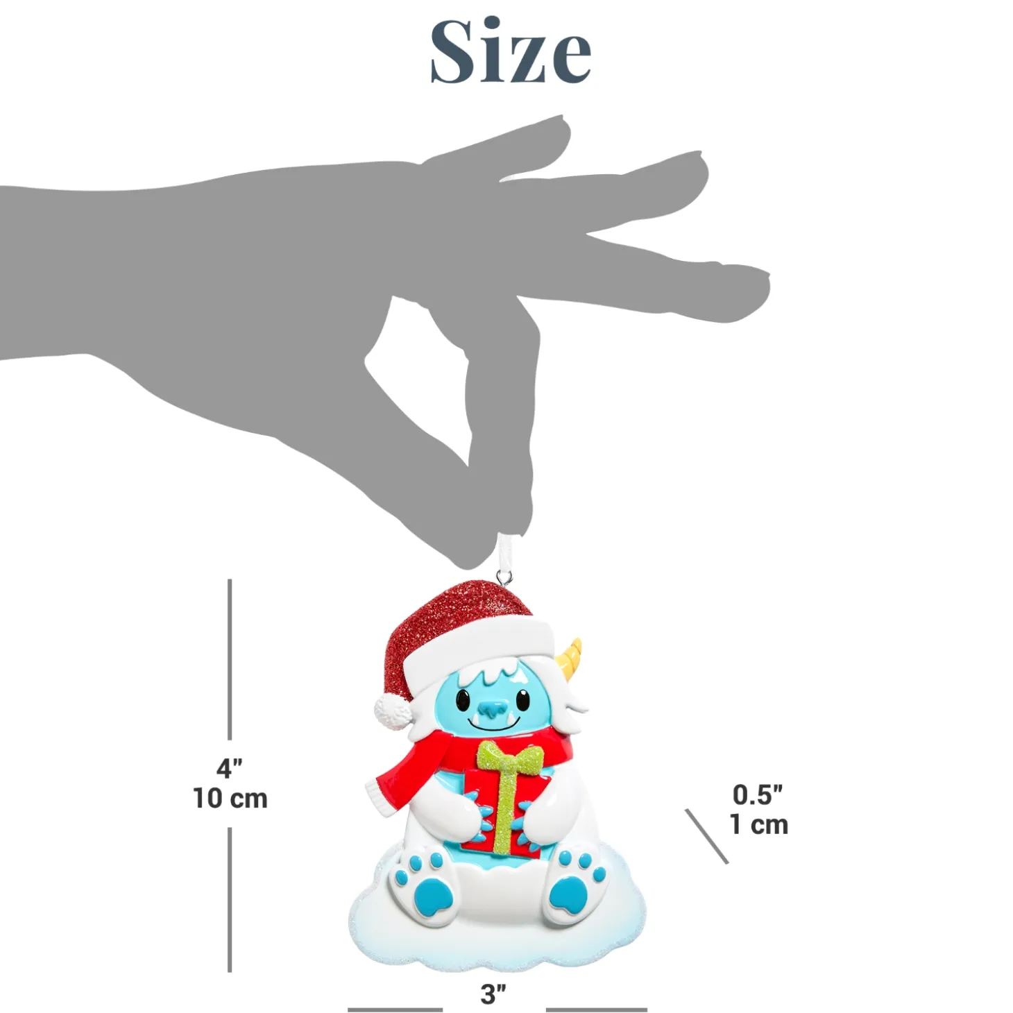 Christmas Yeti Ornament