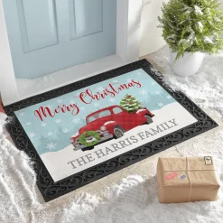 Classic Christmas Doormat