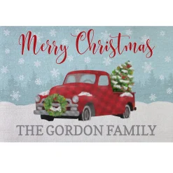 Classic Christmas Doormat