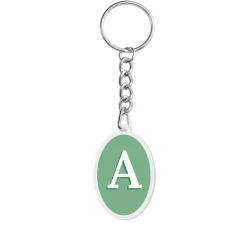 Classic Initial Acrylic Keychain