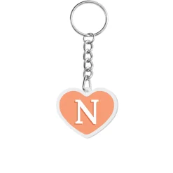 Classic Initial Acrylic Keychain