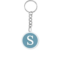 Classic Initial Acrylic Keychain
