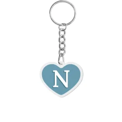 Classic Initial Acrylic Keychain