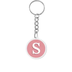 Classic Initial Acrylic Keychain