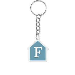 Classic Initial Acrylic Keychain